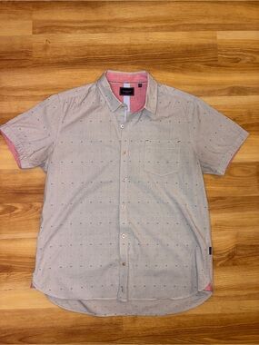 7Diamonds Short Sleeve Stretch Shirt In Modular Mix Print